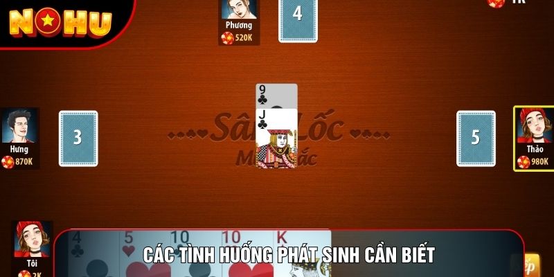 Các tình huống phát sinh cần biết Các tình huống phát sinh cần biết